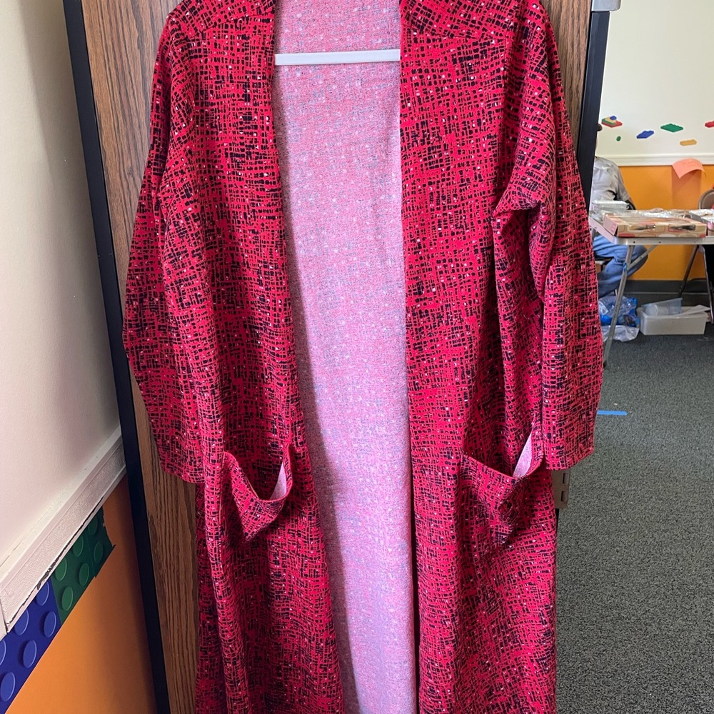 LLR long sweater jacket